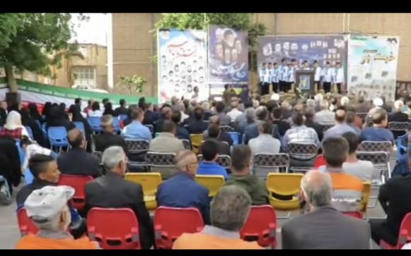 بزرگداشت اولین سالگرد شهدای خدمت شهر صوفیان